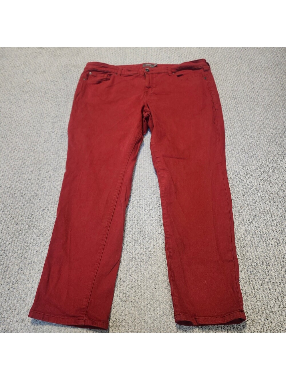 Torrid Boyfriend Straight Vintage Stretch Jeans Red Size 22 T